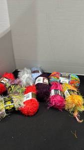 lot 2238 image: Lion brand and other yarn