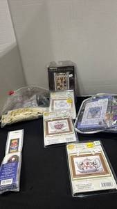 lot 2273 image: Cross stitch kits and more
