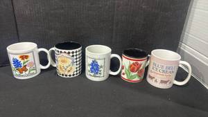 lot 2304 image: Coffee mugs