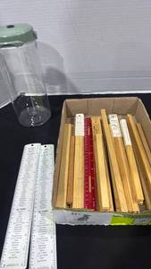 lot 2310 image: Stretcher bars, rulers and more