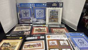 lot 2320 image: Cross stitch kits