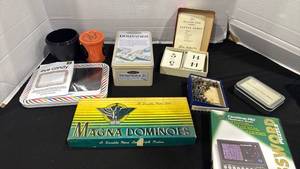 lot 2338 image: Dominoes, jacks no ball, and more