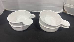 lot 2373 image: 4 Grab it handle microwavable  bowls