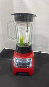 lot 2387 image: Black &amp Decker Blender Red 5-Speed Multifunction