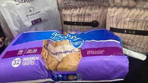 lot 2402 image: Depend Fresh Protection Adult Incontinence Underwear LG and XL