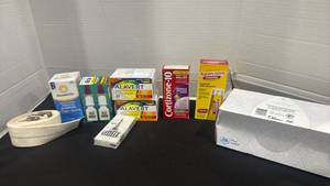lot 2403 image: Health & Personal Care Lot RenewLife Probiotics, Afrin Nasal Spray, Alavert Allergy, Cortizone Cream, Aspercreme, Puffs Tissues