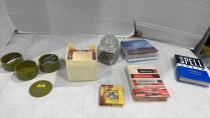 lot 2476 image: Mixed Office Lot Desk Organizers, Books, Containers