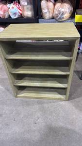 lot 2495 image: Open Bookcase 4-Shelf Storage Unit 24x20x12