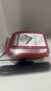 lot 2535 image: George Foreman 4-Serving Removable-Plate Grill