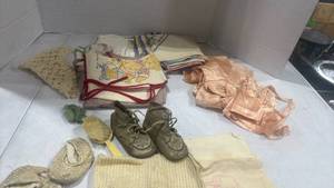 lot 2536 image: Vintage baby linens and more