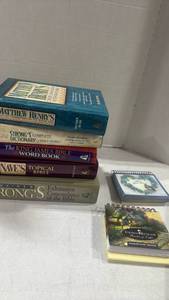 lot 2539 image: Bible Reference Book Lot 5 Books Matthew Henry Strongs King James Naves and more