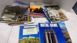 lot 2546 image: Travel Guide Books Stirling Castle, Venice, Notre-Dame, Queen Marys Dolls House