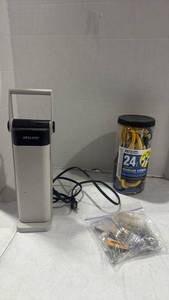 lot 2556 image: OTT-LITE TrueColor Portable Task Lamp with Power Cord and bungee cords and more