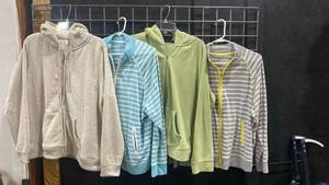lot 2614 image: Ladies hoodies and zip jackets