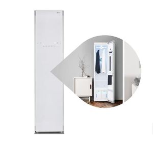 lot 1002 image: LG Styler Smart Wi-Fi enabled Steam Closet with TrueSteam and Moving Hangers Retail $2,000