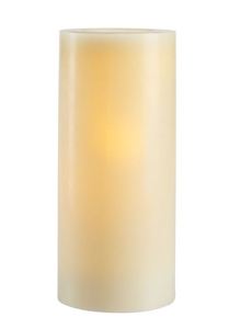 lot 1008 image: Carolyn Kinder Flameless Candle Battery Operated Unscented 6x13.75 Pillar - Retail $80