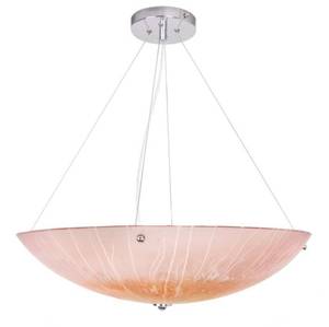 lot 1012 image: Van Teal Carnival Collection Ceiling Light Fixture 30 Inch Diameter AmberClearWhite Shade - Retail $698