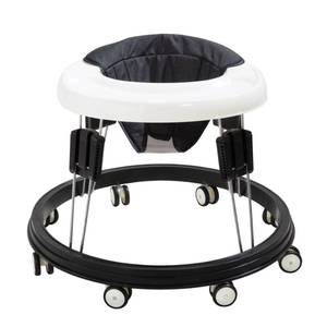 lot 89 image: Quocdiog Baby Walker,Foldable Multi-Function Anti-Rollover Toddler Walker,Suitable for All Terrains for Babies Boys and Girls 6-18Months 9 Heights Adjustable(Black) - Retail $142