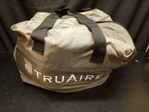lot 1072 image: INTEX Twin Air Mattress, TruAire Luxury 18 Inflatable Bed with Built-in Pump - Retail $12,111