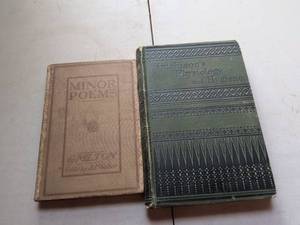 lot 112 image: Lot of 2 Books Minor Poems by Milton 1910 and Hutchinsons Physiology and Hygiene