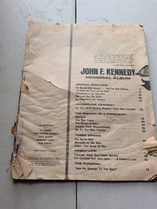lot 113 image: John F. Kennedy Memorial Album 1964 Macfadden-Bartell Corp