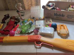 lot 148 image: Mixed Toy & Game Lot �� Dolls Cards Bubble Set Figure and More