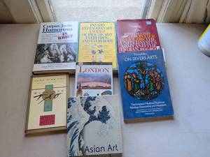 lot 161 image: Book Lot 6 Volumes History Art Travel Reference Including Theophilus Divers Arts