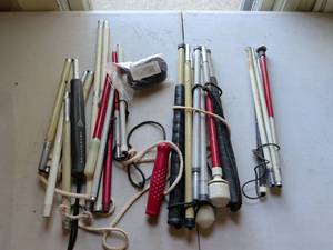 lot 172 image: Blind walking sticks needs fixing