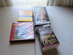 lot 176 image: Audiobook Collection Lot of 4 Unabridged Titles on CD and Cassette