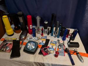 lot 217 image: Lot of Flashlights and Lighting Accessories - Multiple Brands and Models