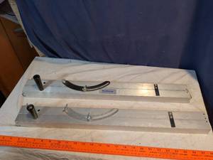 lot 277 image: Brookstone Pair of Drawing Instruments with Curved Handles