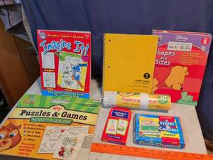 lot 288 image: Lot of 8 Childrens Activity & Learning Books Games Puzzles