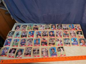 lot 314 image: Topps 1984 California Angels Baseball Cards Lot 60 Cards