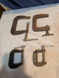 lot 330 image: Set of four c-clamps
