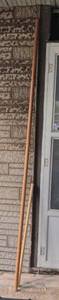 lot 344 image: Two round wooden rods