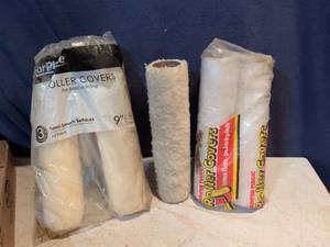lot 354 image: Paint Roller Covers 9 inch Semi-Smooth Surfaces All Paints Lot