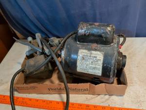 lot 396 image: General electric lead or line motor