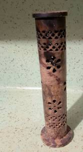lot 501 image: Soapstone tower incense burner