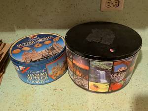 lot 521 image: Danish Butter Cookies Product of Denmark 4 LBS 1816G