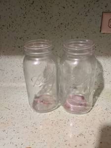 lot 555 image: Ball Wide Mouth Canning Jars 2-Count
