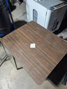 lot 44 image: Square Wooden Table