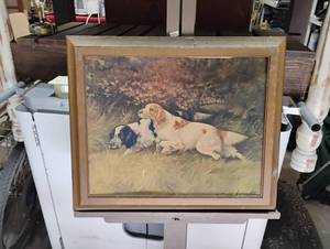 lot 62 image: Picture of 2 dogs -G Muss Arnolt