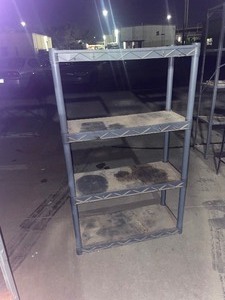 lot 114 image: plastic storagedisplay shelf