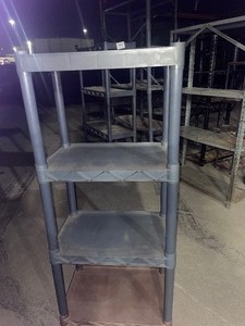 lot 118 image: plastic storagedisplay shelf