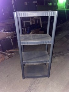 lot 119 image: plastic storagedisplay shelf
