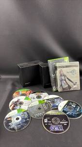 lot 10 image: Xbox and Xbox 360 games in case and loose discs with two Discgear Disk Folder Holder