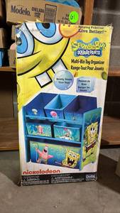 lot 49 image: NIB ( not mint ) SpongeBob SquarePants Multi-Bin Toy Organizer