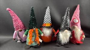 lot 82 image: A Gnome for Many Occasion Weighted Bottoms, stand about 13 inches Tall