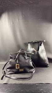 lot 134 image: Bebe Designer Handbag and Unbranded Hobo with Bow Detail