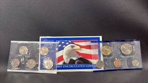 lot 151 image: 2003 Uncirculated Coin Set United States Philadelphia Mint including State Quarters